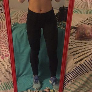 Athleta Charcoal Gray Basic Tights Leggings